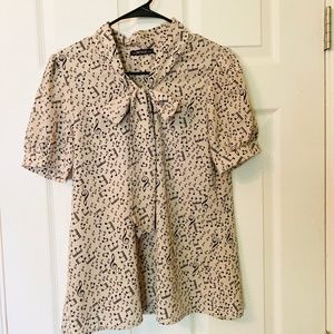 The Vintage Shop music note top